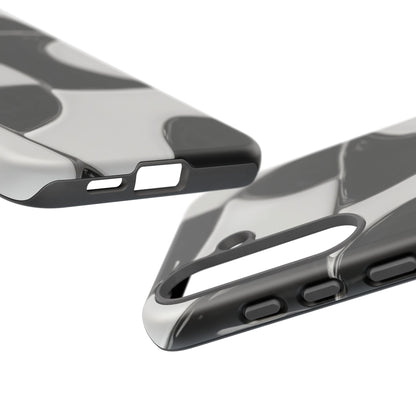 Black & White Abstract Pattern Tough Phone Case