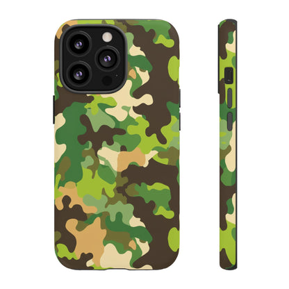 Camouflage Tough Phone Case — Military Camo Protective Cover