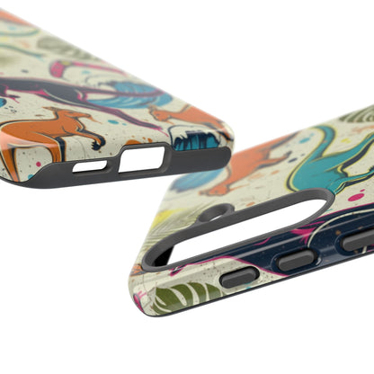 Tough Cases — Colorful Surfing Kangaroo Phone Case