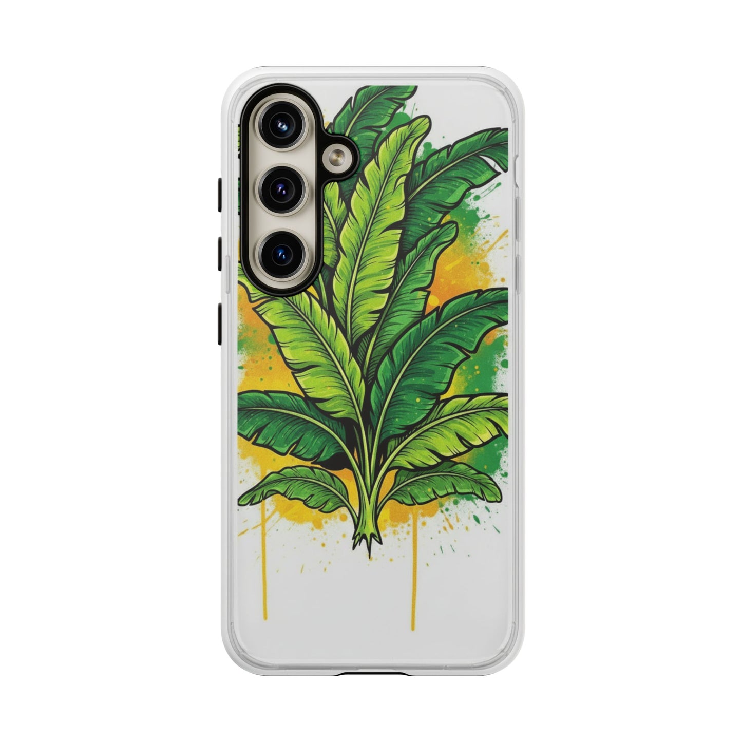 Tropical Banana Leaf Phone Case — Vibrant Green Plant Protector