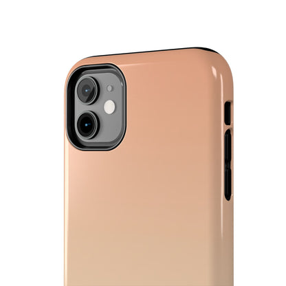 Gradient Tough Phone Case — Peach Ombre Protective Cover