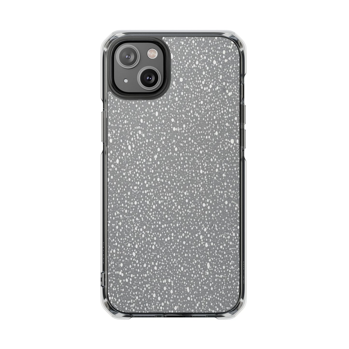 Clear Magnetic Impact Phone Case — Sparkle Glitter Protective Cover
