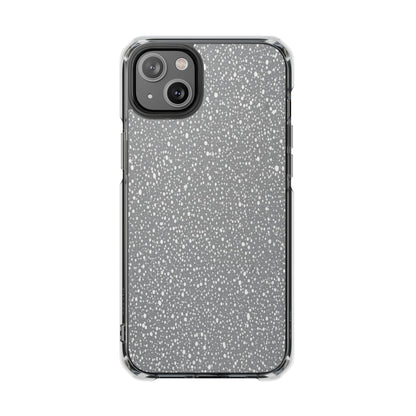 Clear Magnetic Impact Phone Case — Sparkle Glitter Protective Cover