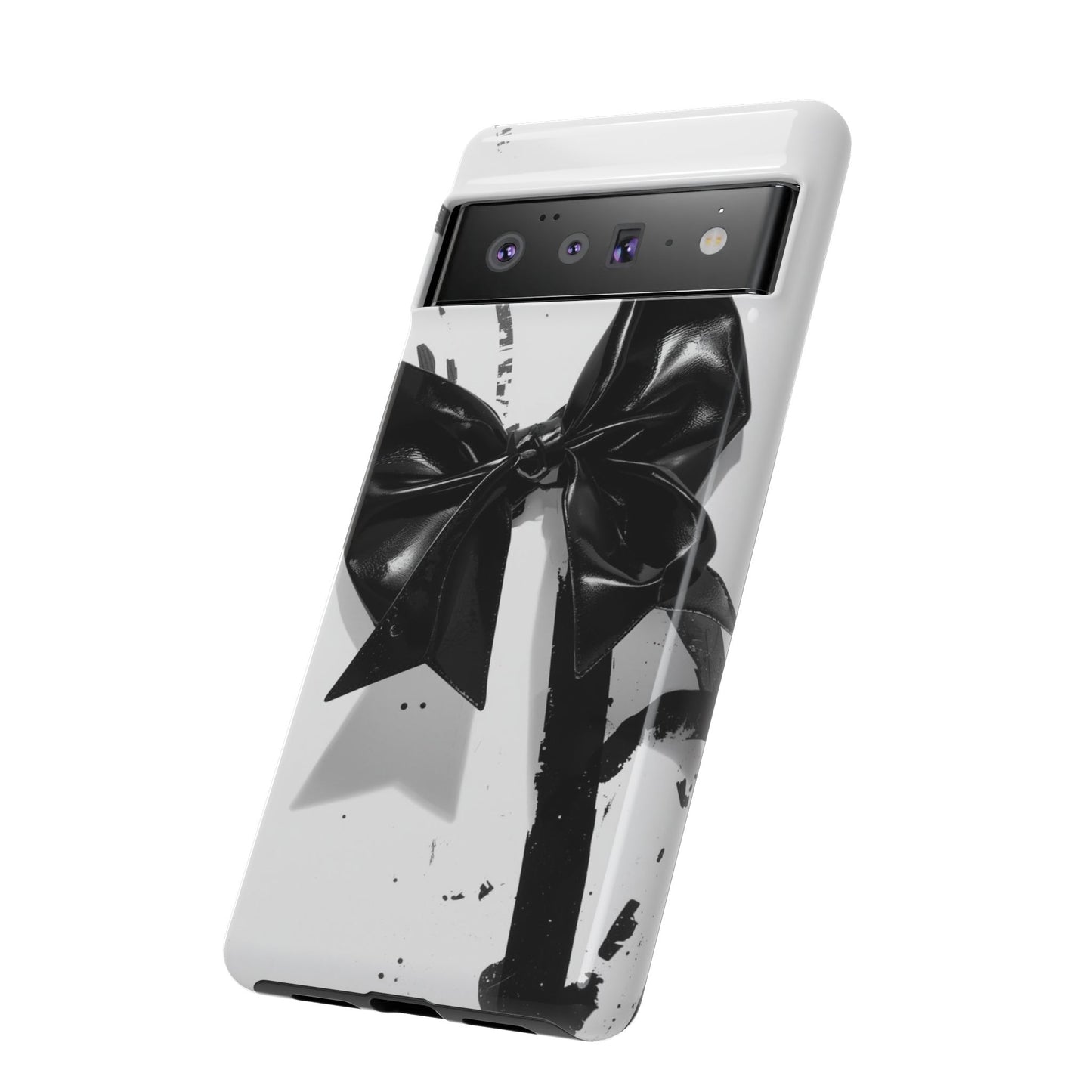 Phone Case — Black Bow Graphic Protective Cover