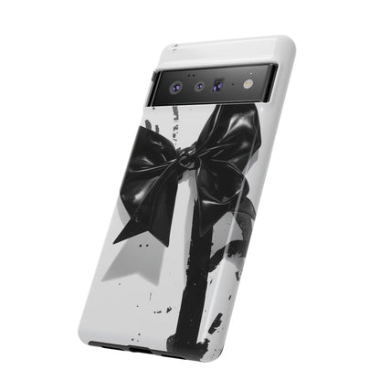 Phone Case — Black Bow Graphic Protective Cover