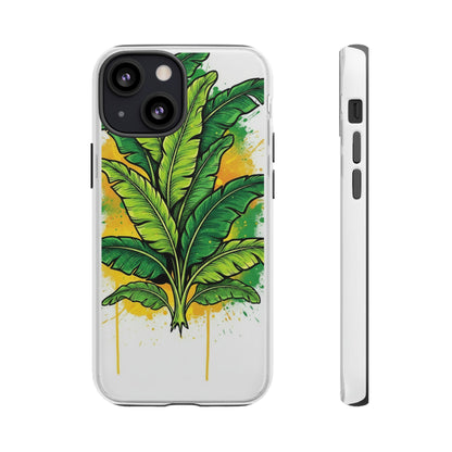 Tropical Banana Leaf Phone Case — Vibrant Green Plant Protector