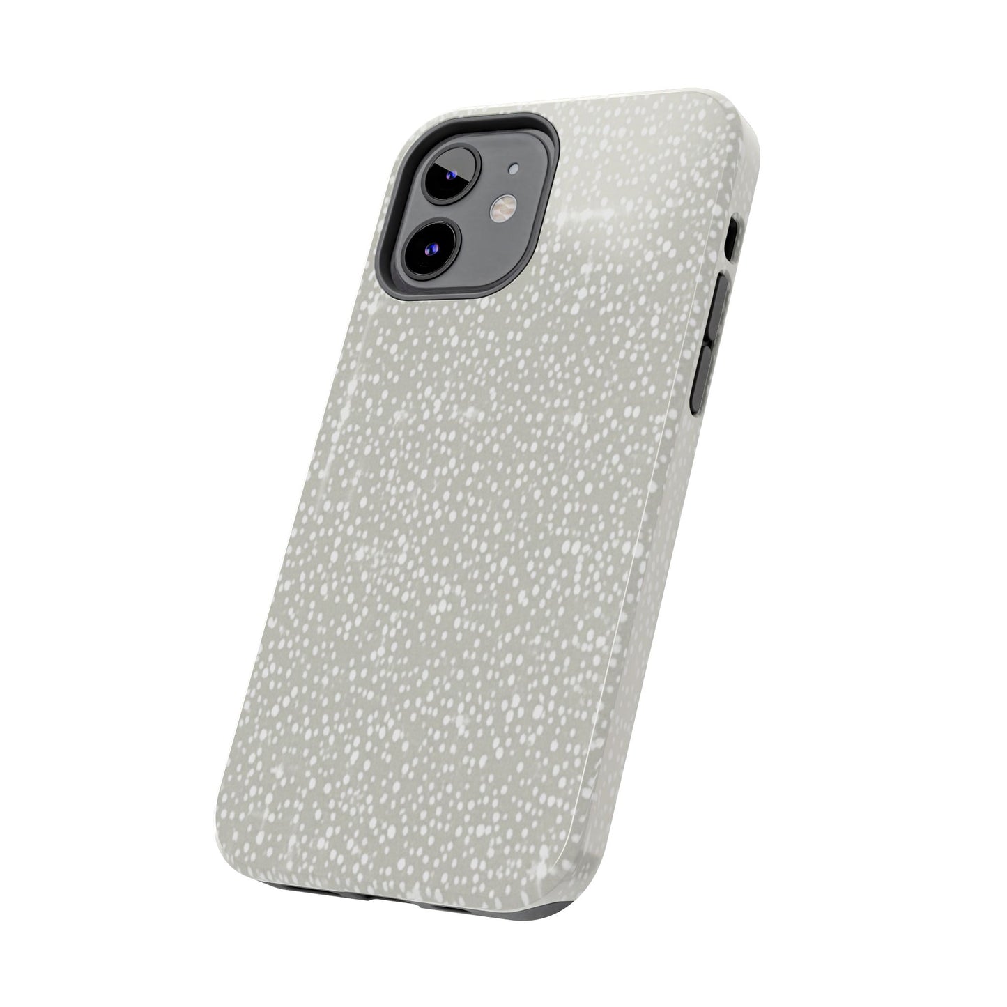 Speckled Gray Tough Phone Case — Protective Shockproof iPhone Cover