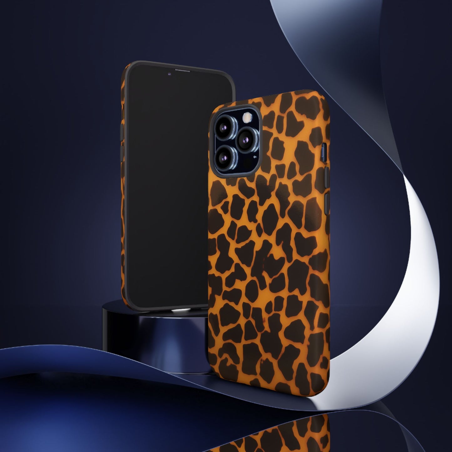 Leopard Print Tough Phone Case — Slim Protective iPhone Cover