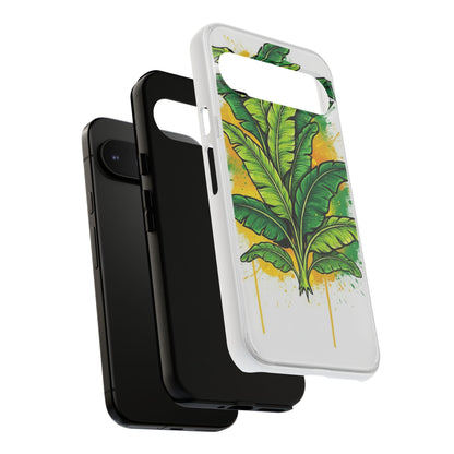 Tropical Banana Leaf Phone Case — Vibrant Green Plant Protector