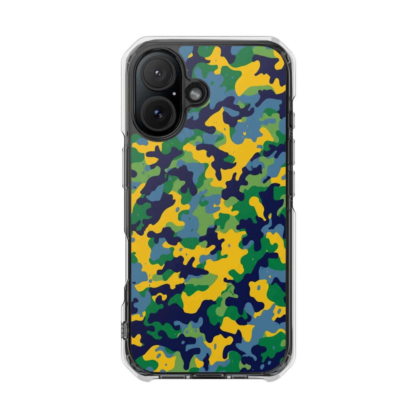 Camouflage Magnetic Clear Impact Phone Case