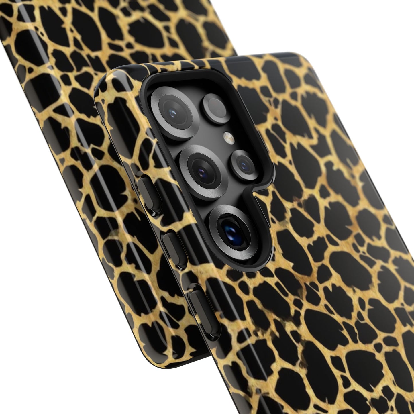 Giraffe Print Tough Phone Case — Durable Leopard-Style Protective Cover
