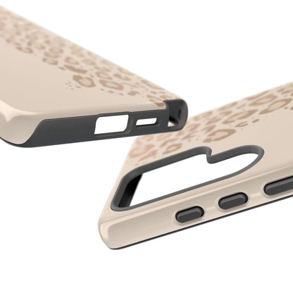 Phone Case – Beige Leopard Print Protective Cover