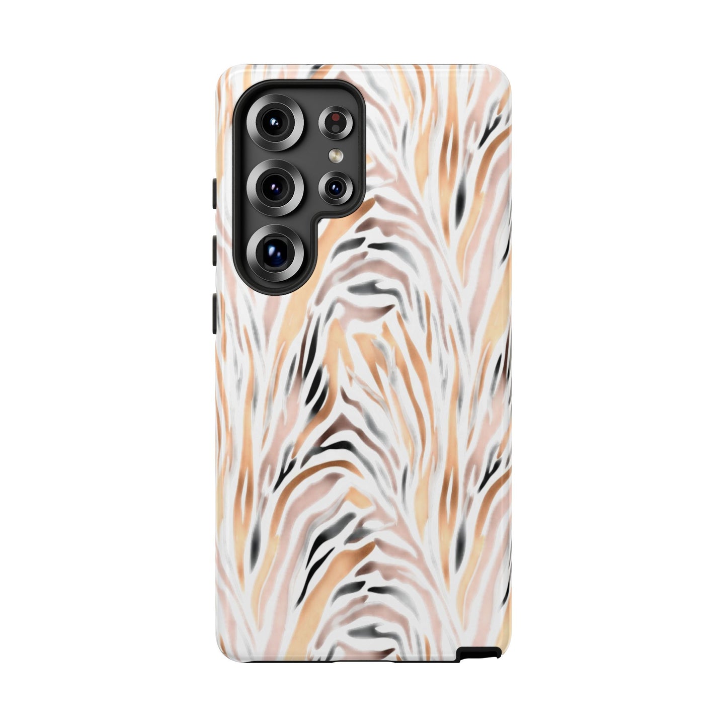 Tough Case — Neutral Watercolor Tiger Stripe Phone Case