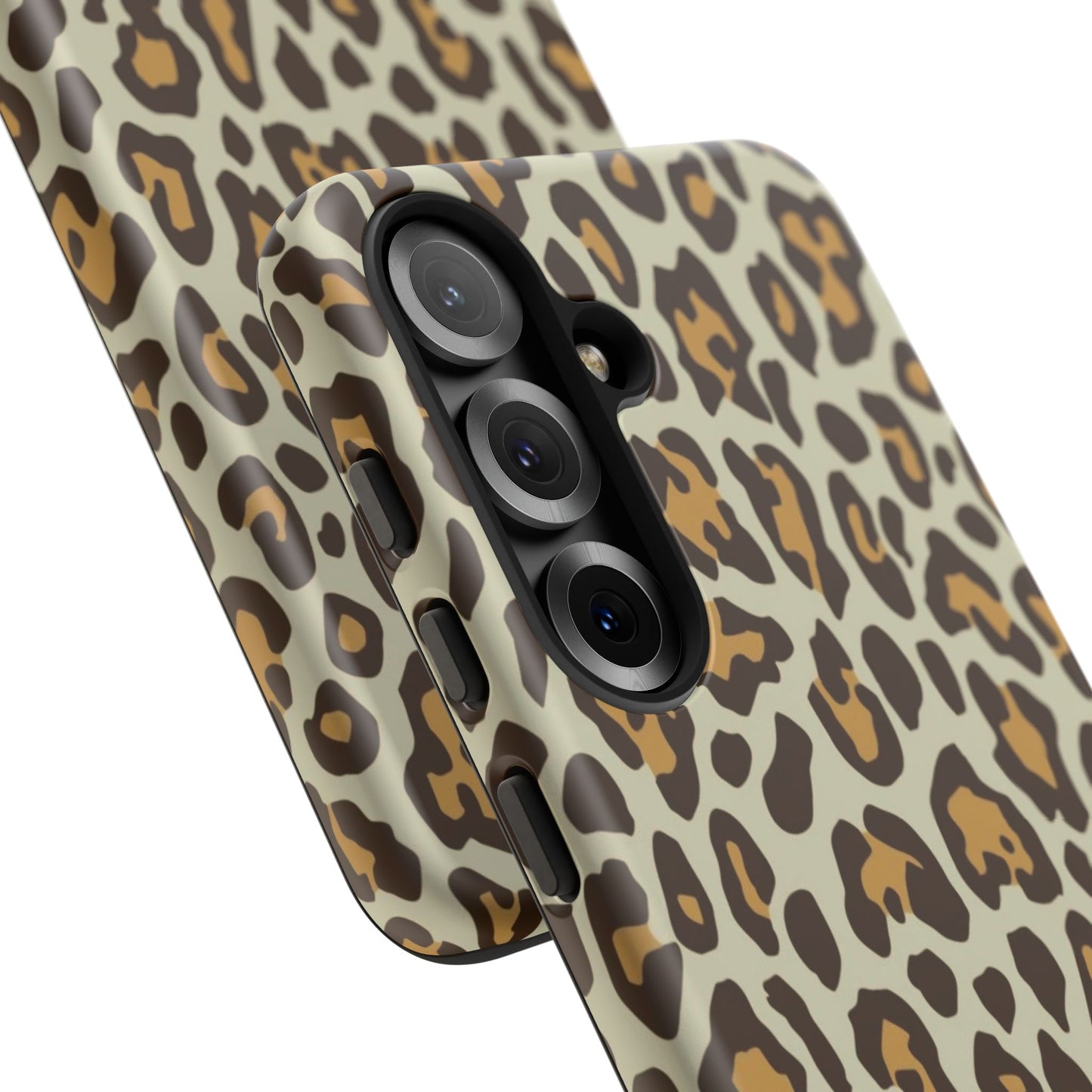 Leopard Print Tough Phone Case — Durable Protective Animal Print Case