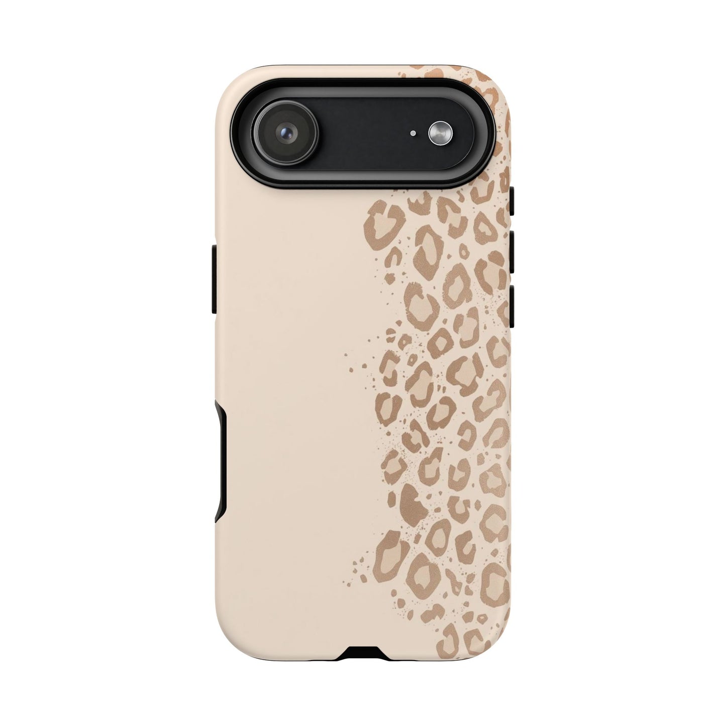 Phone Case – Beige Leopard Print Protective Cover