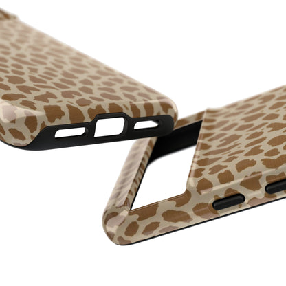 Leopard Print Tough Phone Case — Slim Protective Animal Pattern