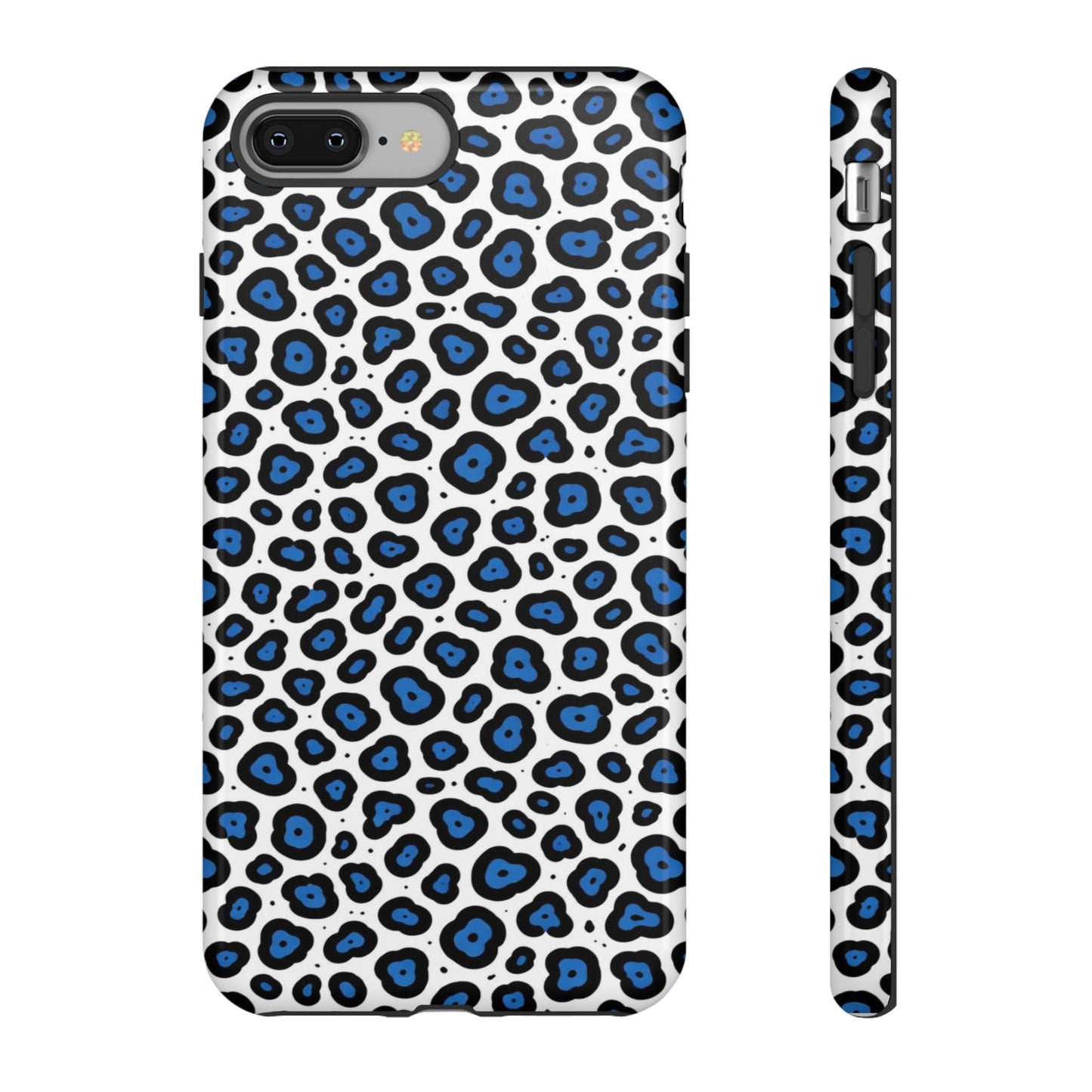 Blue Leopard Print Phone Case – Tough Protective Cover