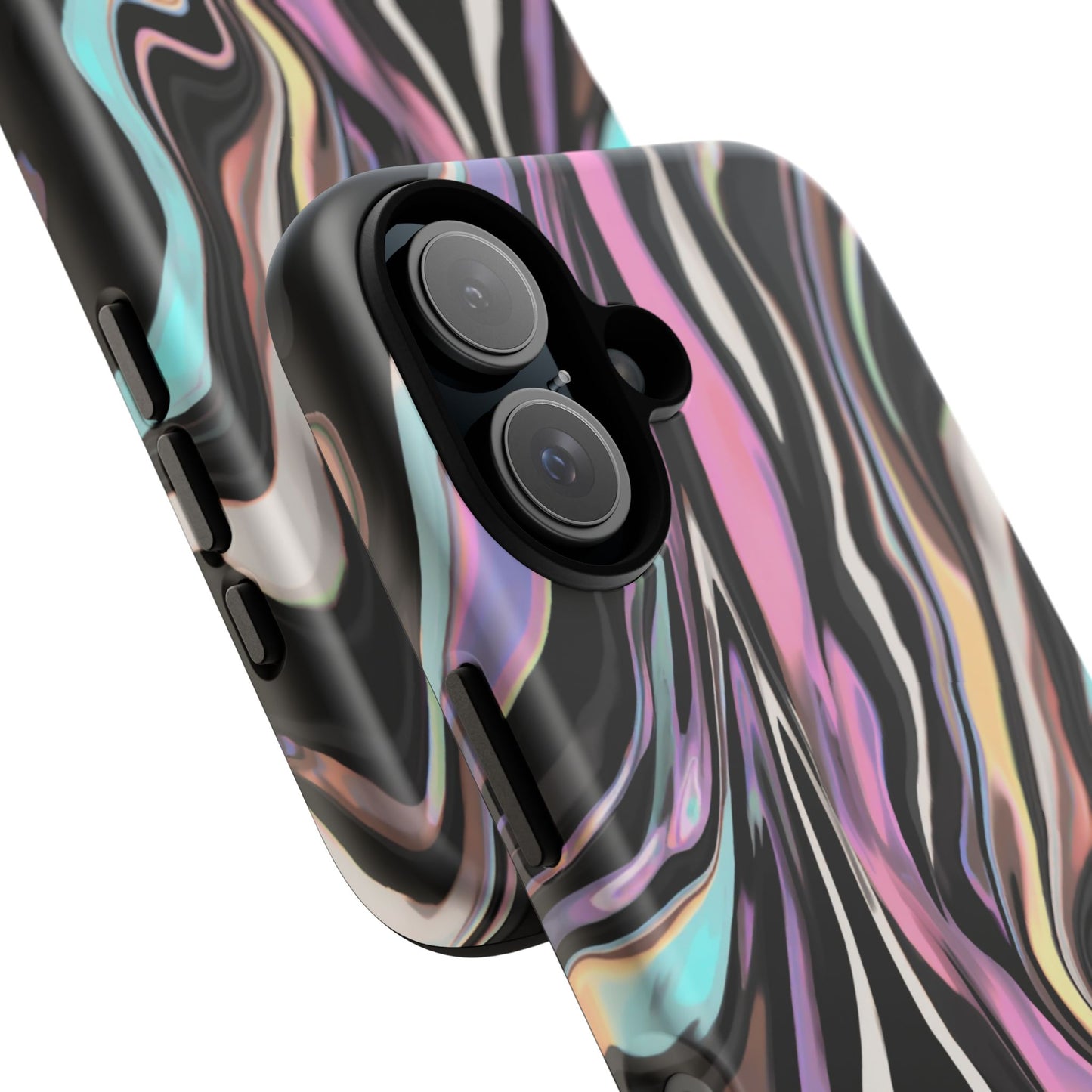 Abstract Marble Tough Phone Case — Pastel Swirl Protective Cover