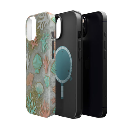 Seashell Coral Magnetic Impact Phone Case