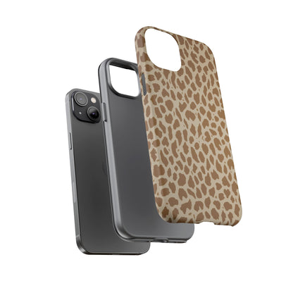 Leopard Print Tough Phone Case — Slim Protective Animal Pattern