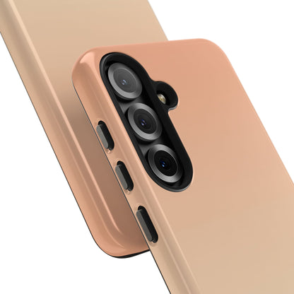 Gradient Tough Phone Case — Peach Ombre Protective Cover
