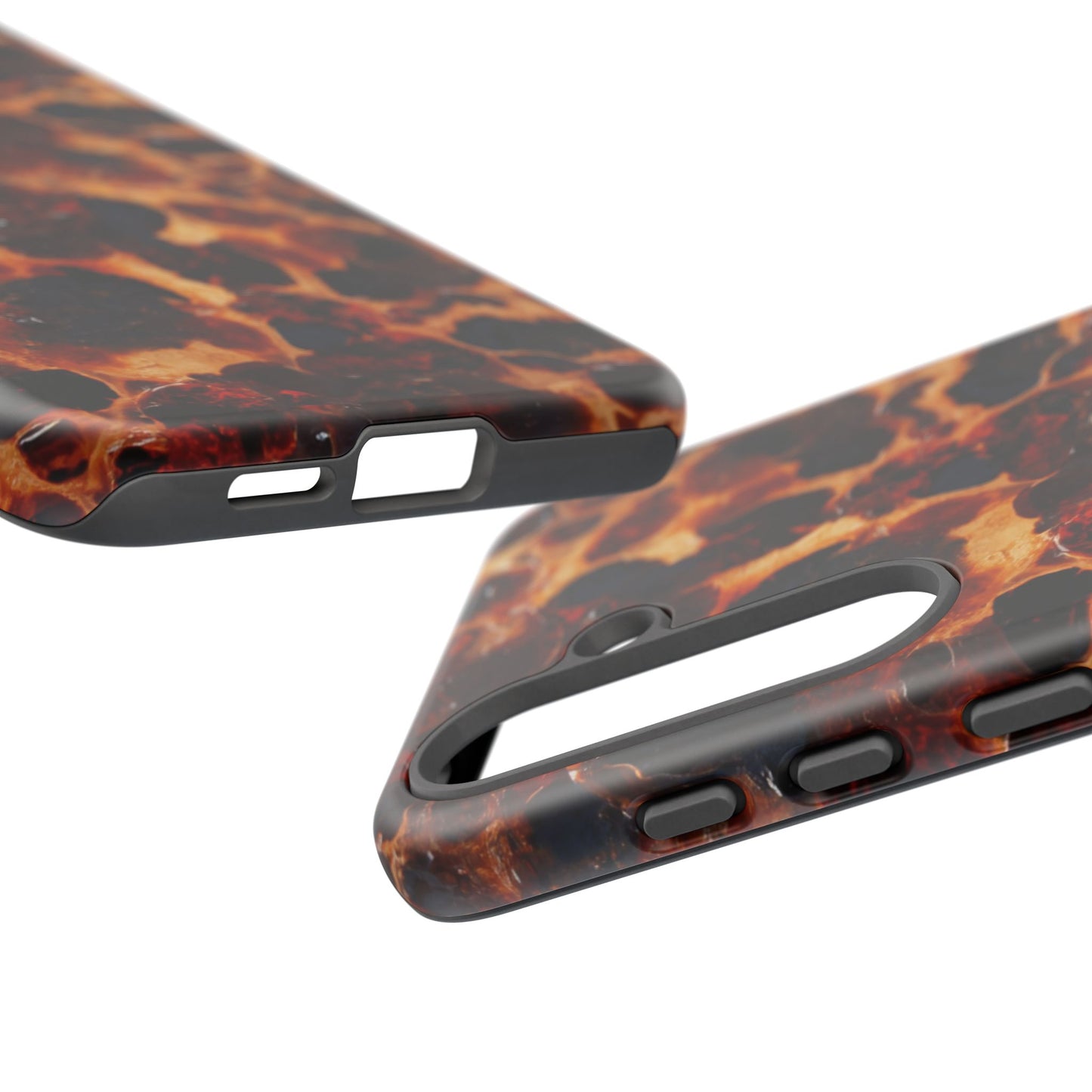 Tortoiseshell Phone Case — Protective iPhone Cover with Classic Amber Pattern