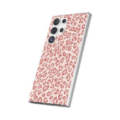Pink Leopard Print Phone Case – Slim Flexible Protective Cover