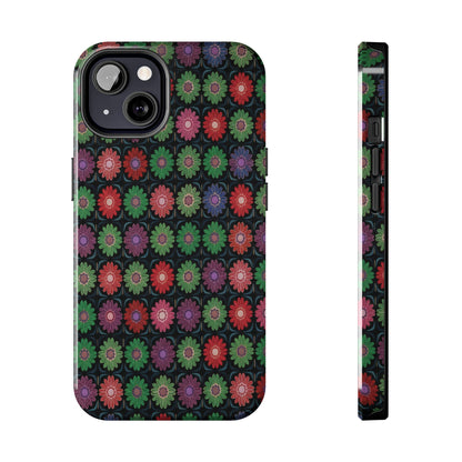Copy of Floral Sunflower Tough Phone Case — Neutral Daisy Pattern Protective Cover