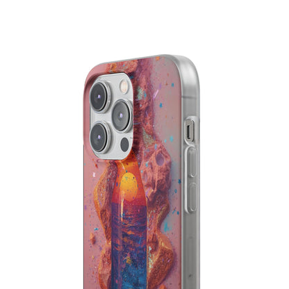 Phone Case — Surreal Sunset Bottle Art Flexible Protective Cover