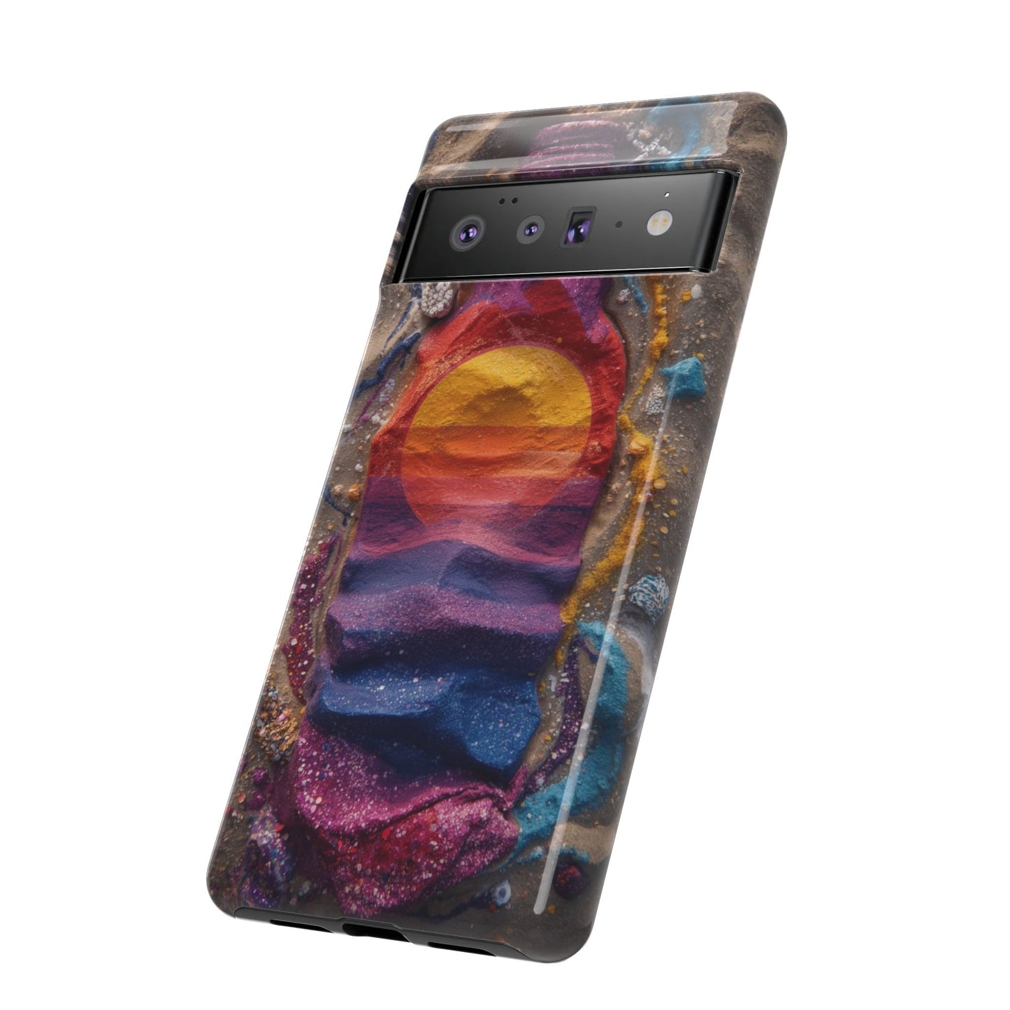 Phone Case — Colorful Sand Art Sunset Tough Protective Case