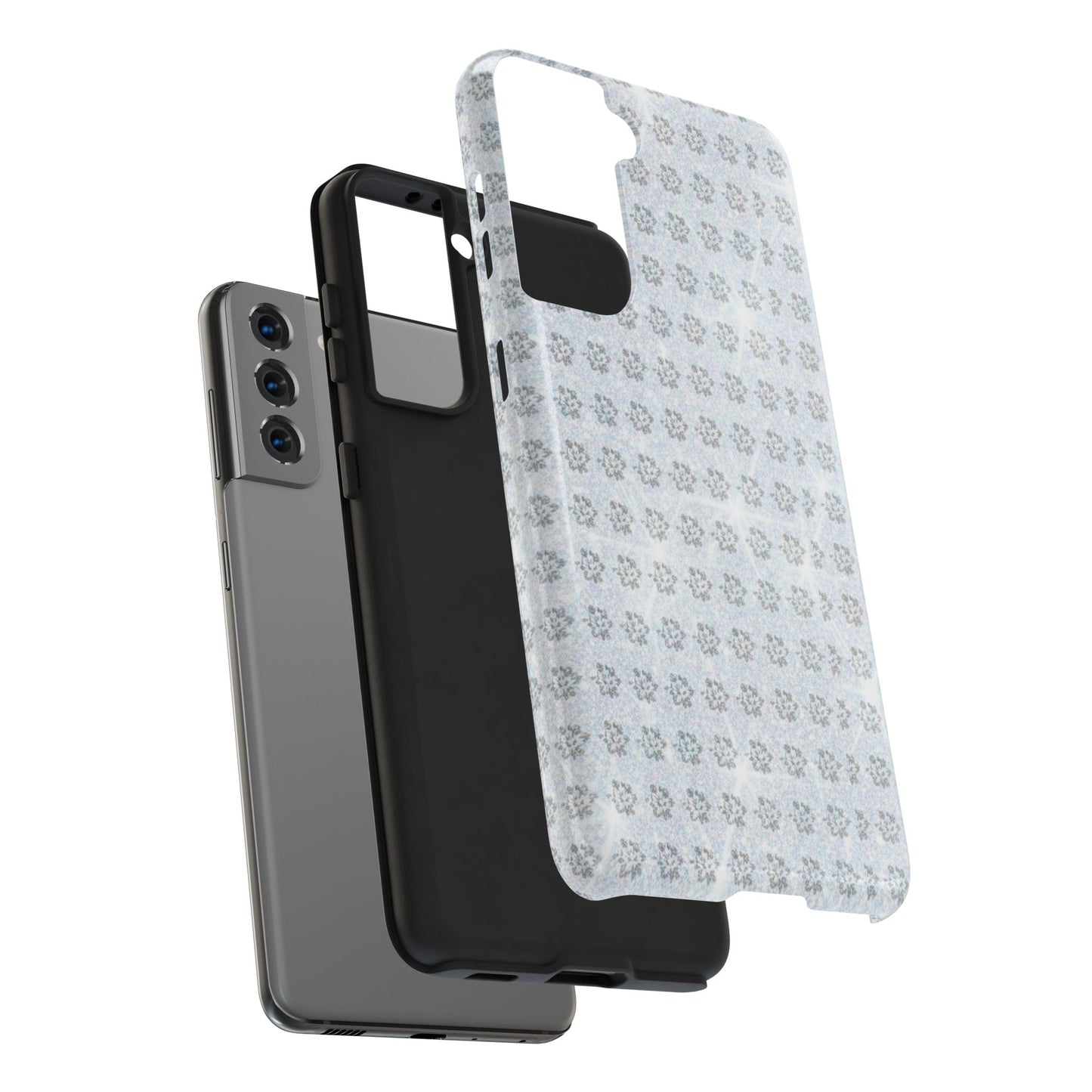 Tough Phone Case — Subtle floral Print Protective Cover