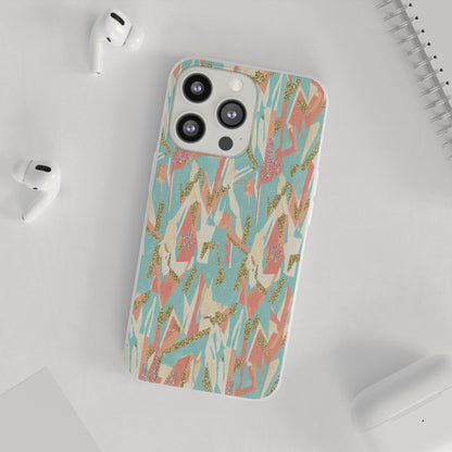 Pastel Abstract Floral Phone Case - Flexi Case