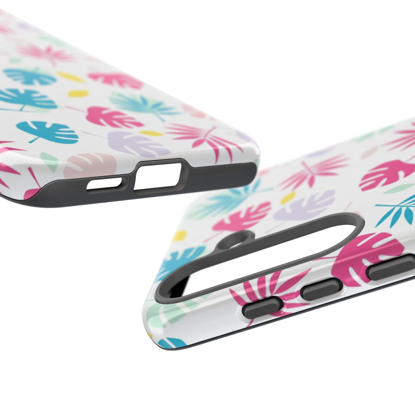 Tropical Leaf Phone Case — Colorful Pastel Monstera & Palm iPhone Case