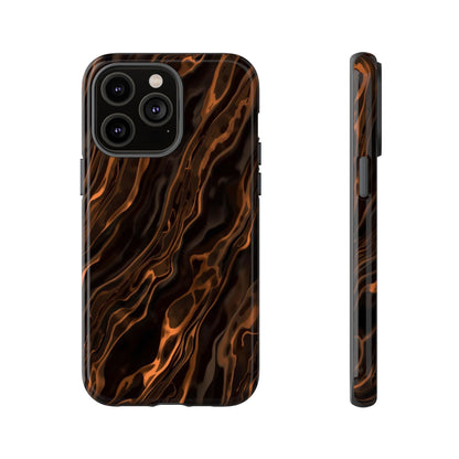 Copper Swirl Phone Case — Tough Protective iPhone Cover