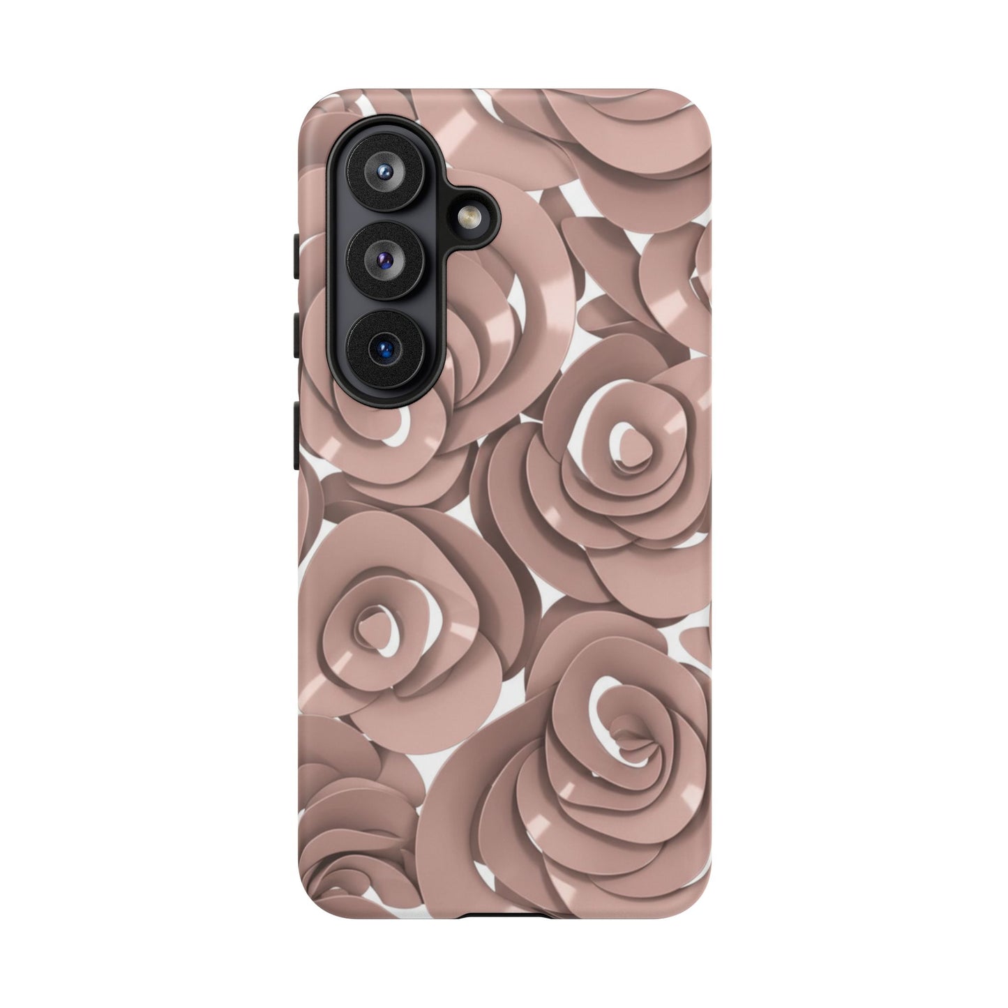 Rose Pattern Phone Case — Blush Floral Tough Case