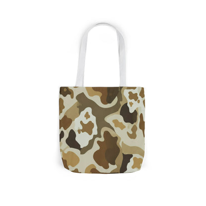 Desert Camo Canvas Tote Bag — Durable Everyday Grocery & Beach Bag