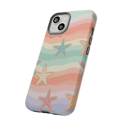 Starfish Wave Tough Phone Case — Pastel Beach Protective Cover
