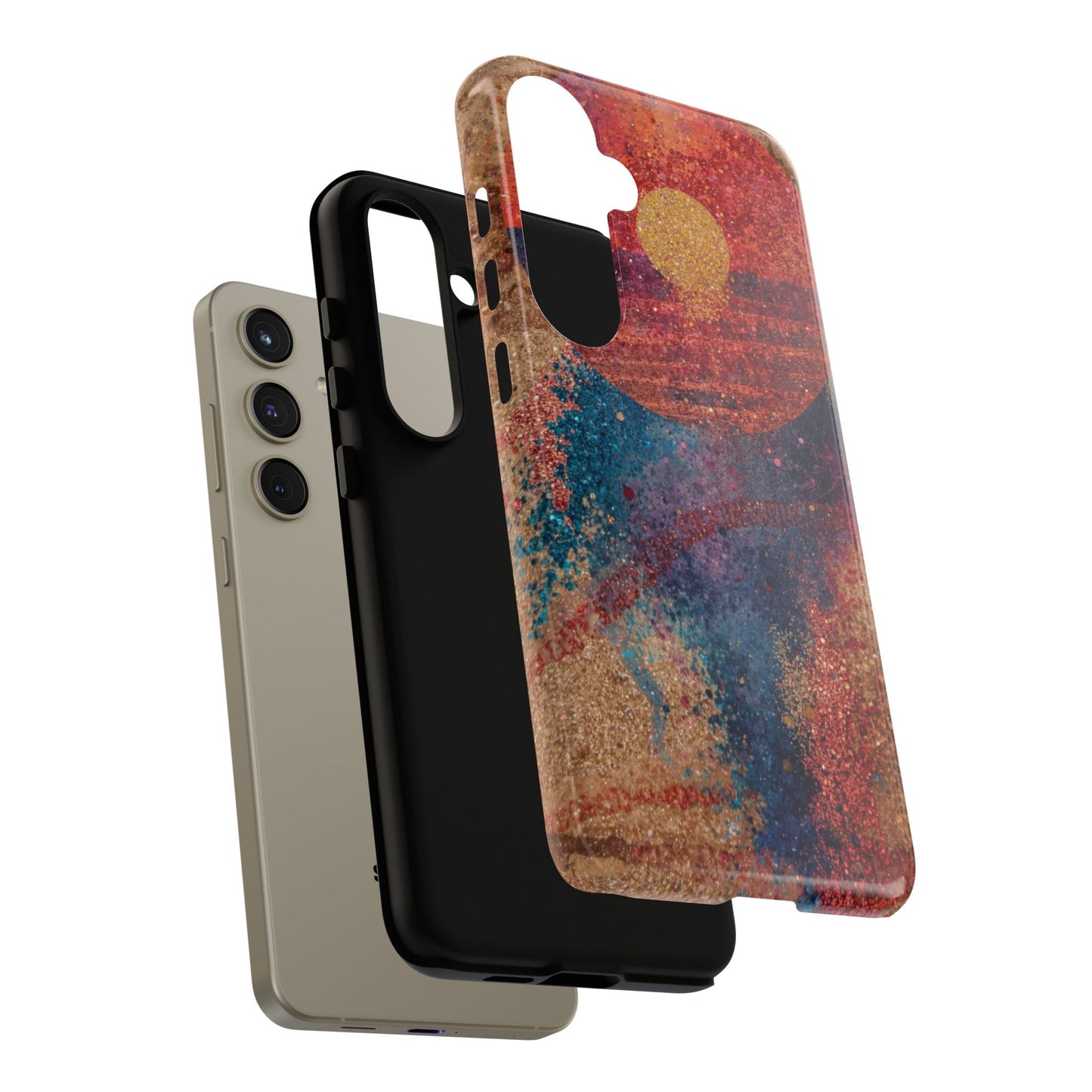 Retro Sunset Tough Phone Case