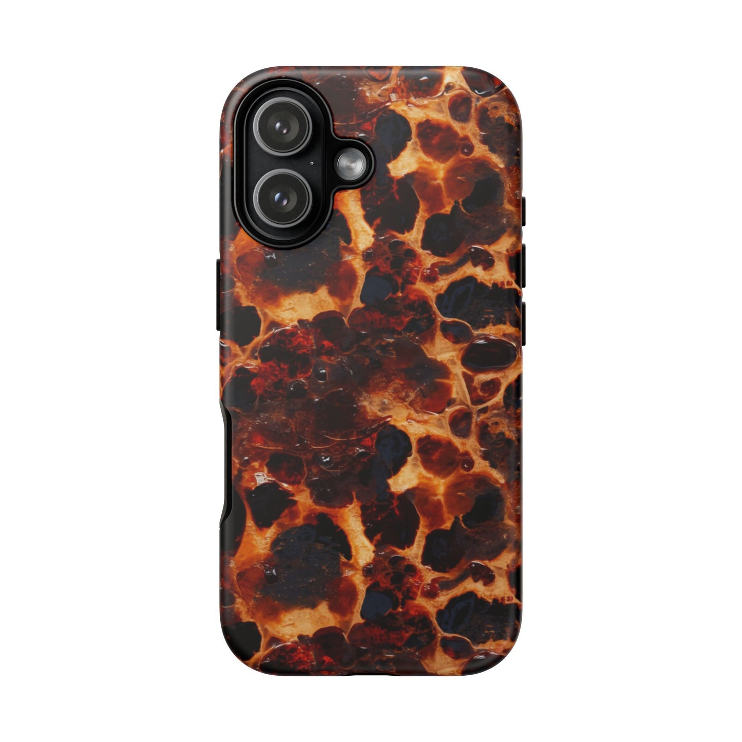 Tortoiseshell Phone Case — Protective iPhone Cover with Classic Amber Pattern