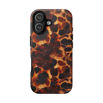 Tortoiseshell Phone Case — Protective iPhone Cover with Classic Amber Pattern