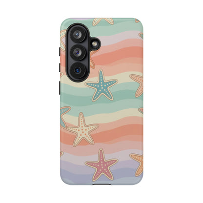 Starfish Wave Tough Phone Case — Pastel Beach Protective Cover