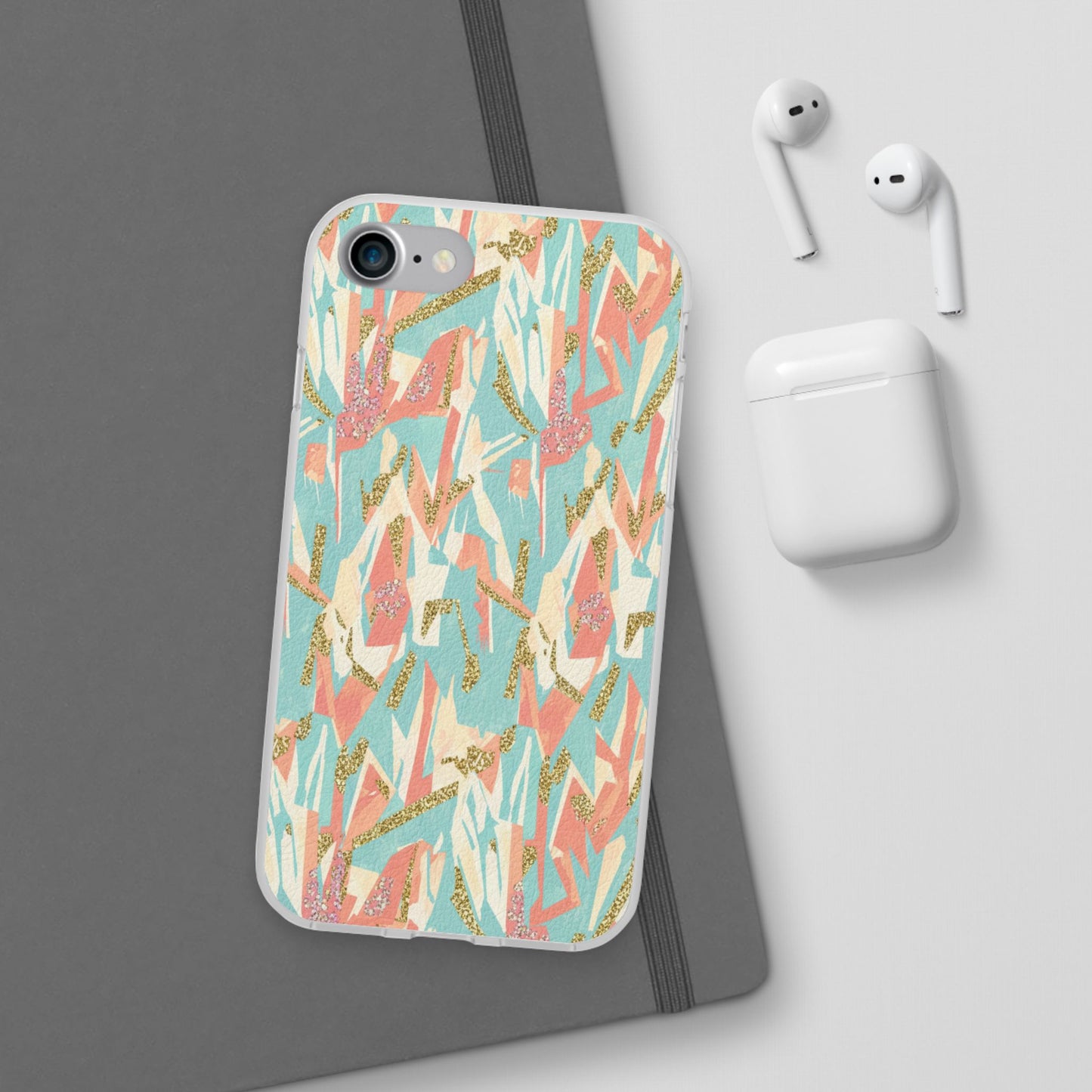 Pastel Abstract Floral Phone Case - Flexi Case