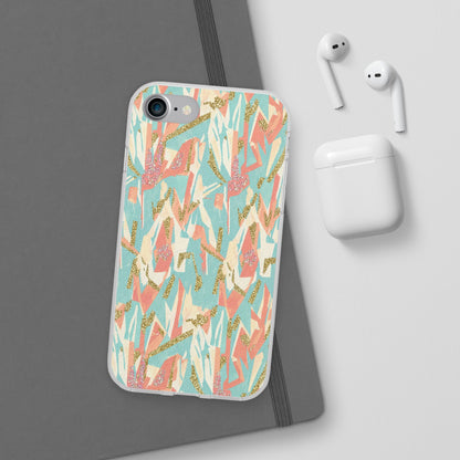 Pastel Abstract Floral Phone Case - Flexi Case