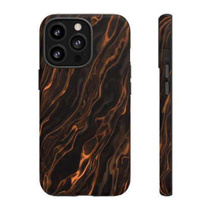 Copper Swirl Phone Case — Tough Protective iPhone Cover