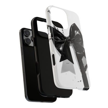 Phone Case — Black Bow Graphic Protective Cover