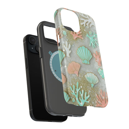 Seashell Coral Magnetic Impact Phone Case