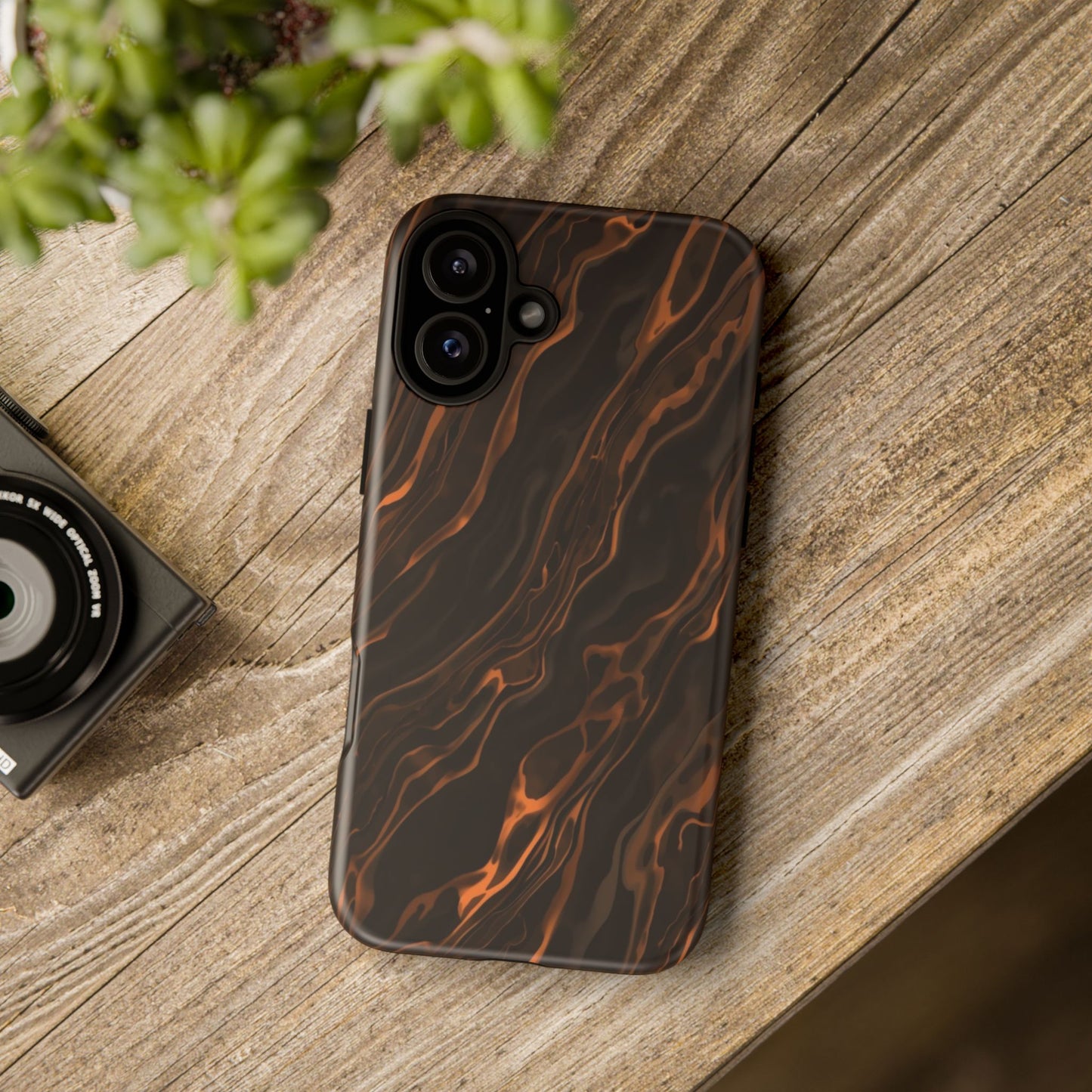 Copper Swirl Phone Case — Tough Protective iPhone Cover