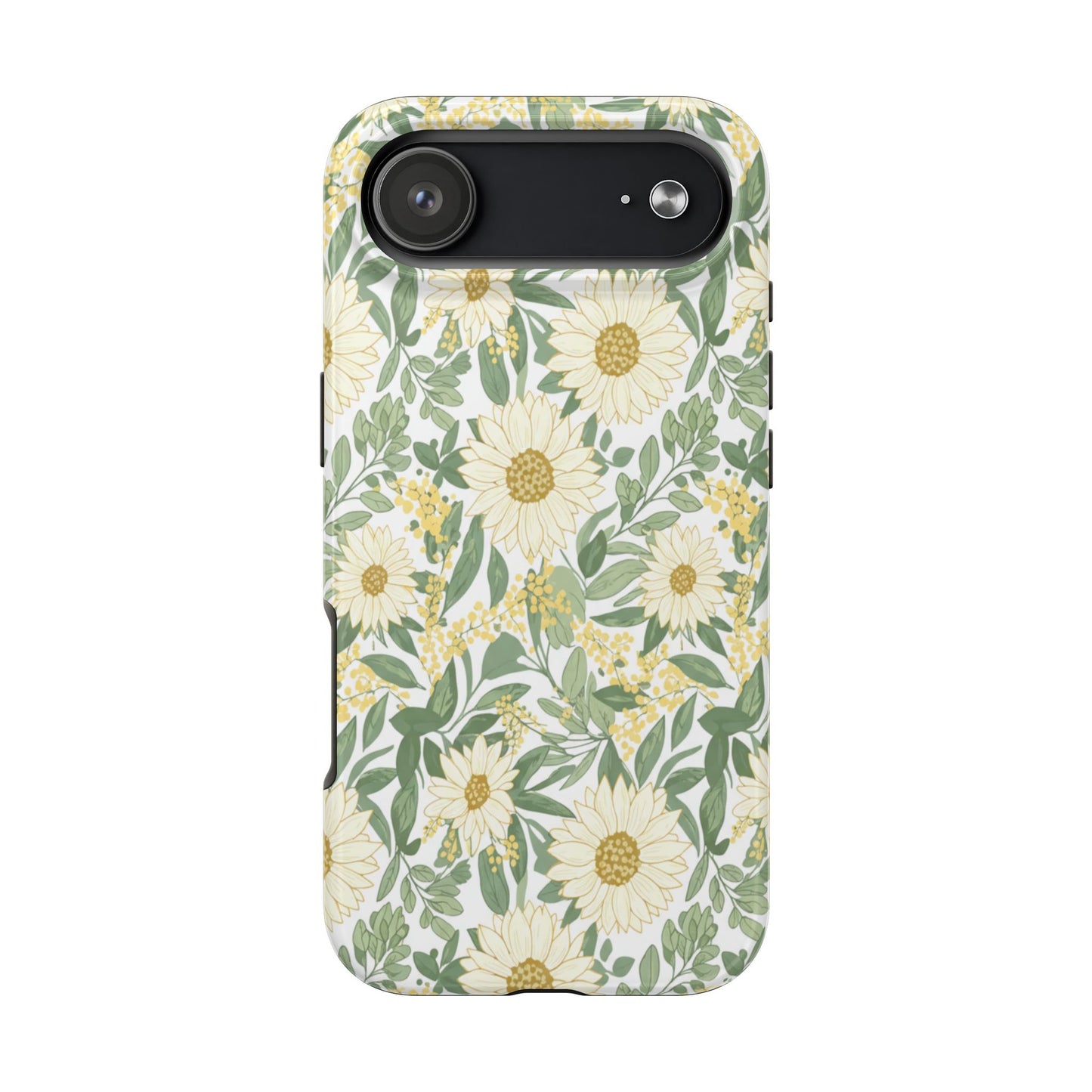 Daisy Meadow Tough Phone Case — Floral Protective Phone Cover