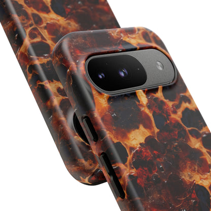 Tortoiseshell Phone Case — Protective iPhone Cover with Classic Amber Pattern