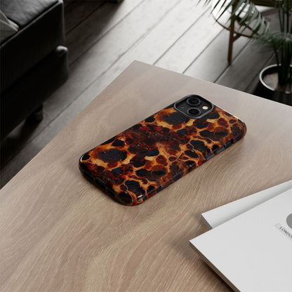 Tortoiseshell Phone Case — Protective iPhone Cover with Classic Amber Pattern